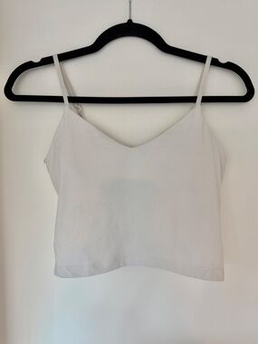 Lululemon Align Cropped Cami Tank Top (Size 6, White)
